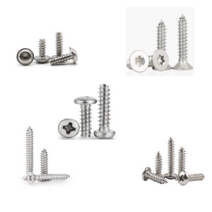 Stainless steel – cross pan head self-tapping screws