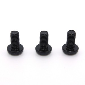 Phillips pan head machine screws black zinc