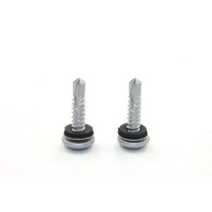 Plum pan head with cushion drill screws – Dacromet